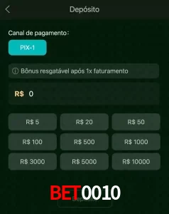 deposits BET0010